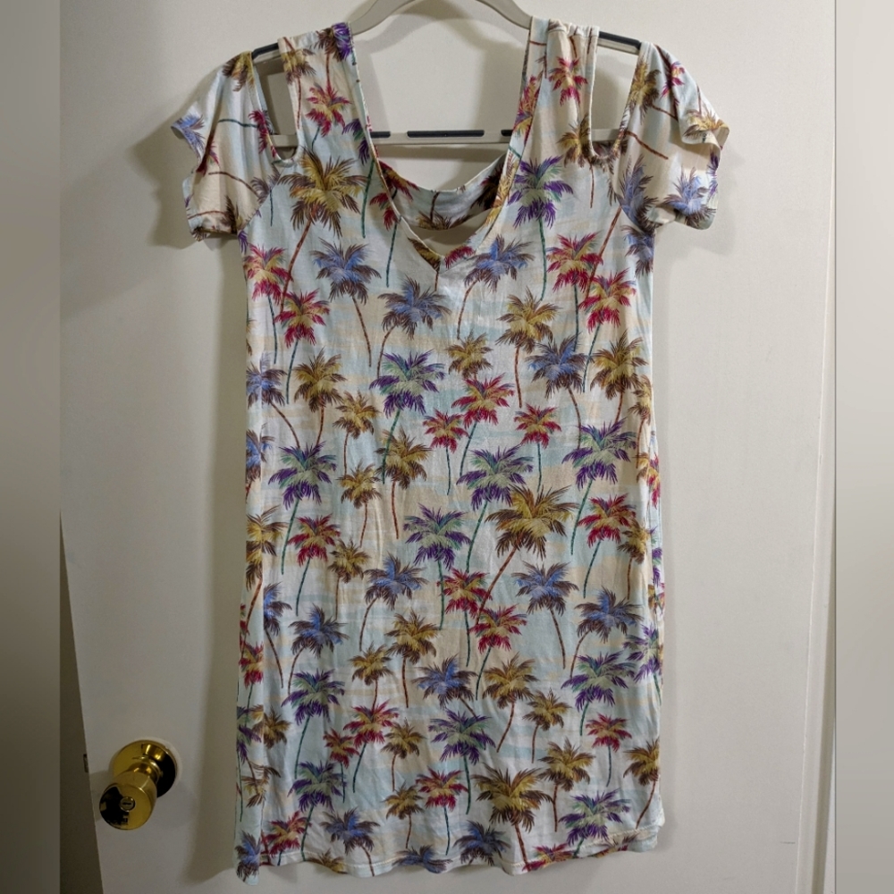 🌕 XS palm tree dress